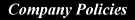 [Company Policies]